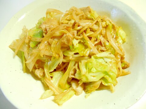 水漬けパスタでソースパスタ